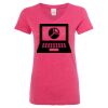 Women’s Glitter V-Neck T-Shirt Thumbnail