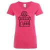 Women’s Glitter V-Neck T-Shirt Thumbnail