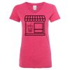 Women’s Glitter V-Neck T-Shirt Thumbnail