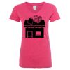 Women’s Glitter V-Neck T-Shirt Thumbnail