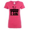Women’s Glitter V-Neck T-Shirt Thumbnail