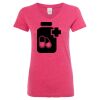 Women’s Glitter V-Neck T-Shirt Thumbnail
