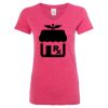 Women’s Glitter V-Neck T-Shirt Thumbnail
