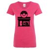 Women’s Glitter V-Neck T-Shirt Thumbnail