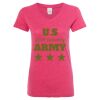Women’s Glitter V-Neck T-Shirt Thumbnail