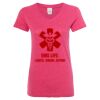 Women’s Glitter V-Neck T-Shirt Thumbnail