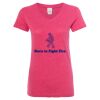 Women’s Glitter V-Neck T-Shirt Thumbnail
