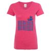Women’s Glitter V-Neck T-Shirt Thumbnail
