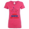 Women’s Glitter V-Neck T-Shirt Thumbnail