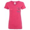 Women’s Glitter V-Neck T-Shirt Thumbnail