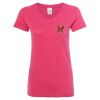 Women’s Glitter V-Neck T-Shirt Thumbnail