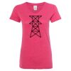 Women’s Glitter V-Neck T-Shirt Thumbnail