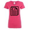 Women’s Glitter V-Neck T-Shirt Thumbnail