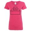 Women’s Glitter V-Neck T-Shirt Thumbnail